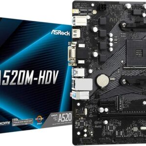 ASROCK SCHEDA MADRE A520M-HDV 2X DDR4 VGA/DVI-D/HDMI SOCKET AM4