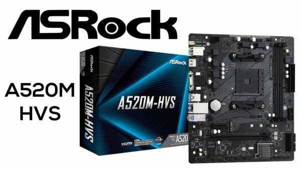 ASROCK SCHEDA MADRE A520M-HVS 2X DDR4 VGA/HDMI SOCKET AM4