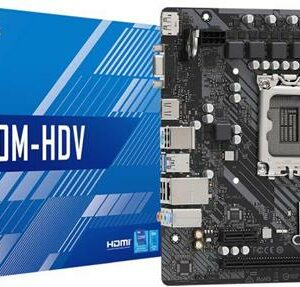 ASROCK SCHEDA MADRE H610M-HDV 2X DDR4 DVI-D/HDMI/DISPLAY-PORT SOCKET 1700