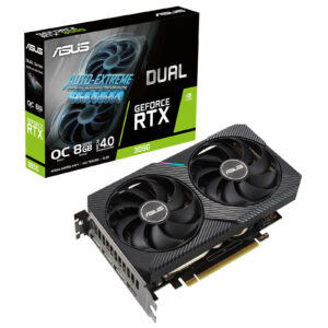 ASUS SCHEDA VIDEO NVIDIA GEFORCE DUAL RTX 3050 OC EDITION 8GB GDDR6 HDMI/DISPLAY-PORT DUAL-RTX3050-O8G