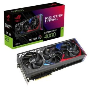 ASUS SCHEDA VIDEO NVIDIA GEFORCE ROG STRIX GAMING RTX4080 16GB GDDR6X OC EDITION HDMI/DISPLAY-PORT ROG-STRIX-RTX4080-O16G-GAMING