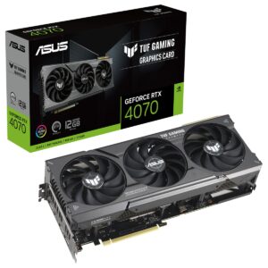 ASUS SCHEDA VIDEO NVIDIA GEFORCE TUF GAMING RTX 4070  12GB GDDR6X DLSS 3 HDMI/DISPLAY-PORT TUF-RTX4070-12G-GAMING