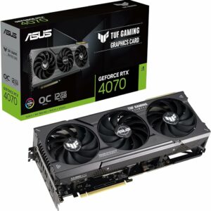 ASUS SCHEDA VIDEO NVIDIA GEFORCE TUF GAMING RTX 4070 12GB GDDR6X OC EDITION DLSS 3 HDMI/DISPLAY-PORT TUF-RTX4070-O12G-GAMING