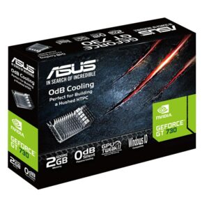 ASUS SCHEDA VIDEO NVIDIA GT730 2GB DDR5 SILENT DVI-D/HDMI GT730-SL-2GD5-BRK-E