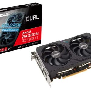 ASUS SCHEDA VIDEO RADEON RX 6500 XT OC EDITION 4 GB GDDR6 HDMI/DISPLAY-PORT DUAL-RX6500XT-O4G