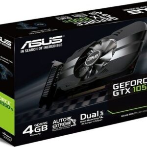 ASUS VGA NVIDIA GTX 1050 TI 4GB GDDR5 HDMI/DVI/DISPLAY PORT PHOENIX PH-GTX1050TI-4G