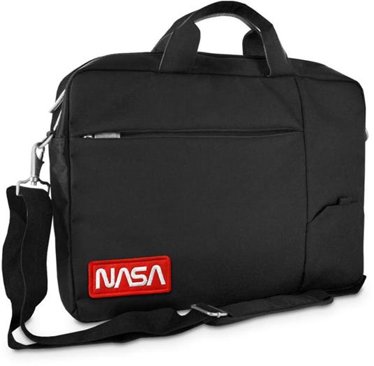 ATLANTIS BORSA NOTEBOOK THE MOON PROJECT BAG 15,6" BLACK LOGO NASA WORM NS-KLM180705-B