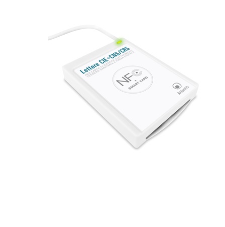 ATLANTIS LETTORE SMART CARD READER COMBO NFC CIE 3.0 E TESSERA SANITARIA  P005-CIED331C