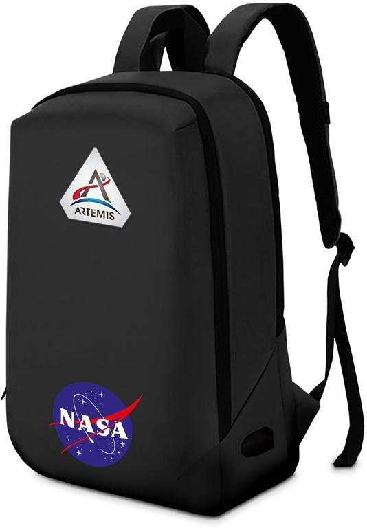 ATLANTIS ZAINO NOTEBOOK THE MOON PROJECT BAG 15,6" BLACK LOGO NASA PROGETTO ARTEMIS NS-KLB200504-B