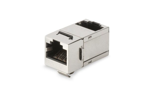 Accoppiatore Schermato Rj45 Cat 6A Classe Ea Angolato