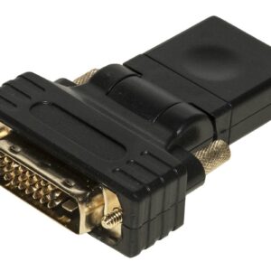 Adattatore Bidirezionale Dvi 24+1 Maschio - Hdmi<Sup>®</Sup> Femmina Inclinabile E Routabile