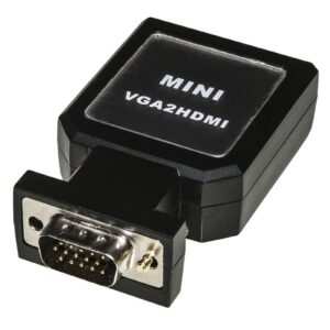 Adattatore Da Pc Vga + Audio 3,5 Mm Stereo A Tv O Video Hdmi