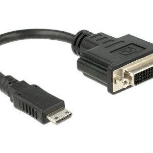 Adattatore Hdmi Mini C Maschio - Dvi 24+5 Femmina 20 Cm Delock