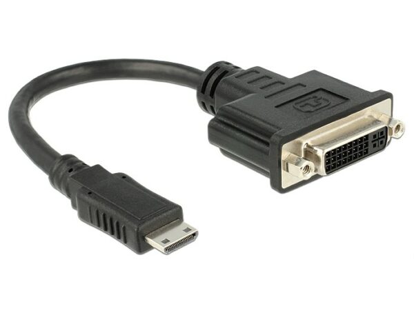 Adattatore Hdmi Mini C Maschio - Dvi 24+5 Femmina 20 Cm Delock