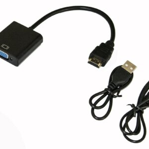 Adattatore Hdmi<Sup>®</Sup> Maschio A Vga Femmina Con Audio 3,5 Mm E Alimentazione Usb