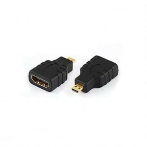 Adattatore Micro Hdmi-Hdmi M/F Bk F19Pin Adj