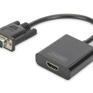 Adattatore Pc Vga - Monitor Hdmi Con Audio Digitus