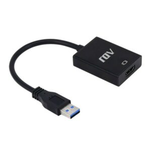 Adattatore Usb 3.0-Hdmi M/F Bk Con Cavo Adj