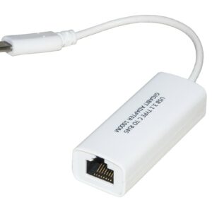 Link Adattatore Usb-C Maschio - Connettore Rj45 Femmina Per Reti Gigabit 10/100/1000