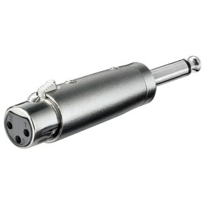 Adattatore Xlr Femmina 3 Poli - 6,35Mm Maschio