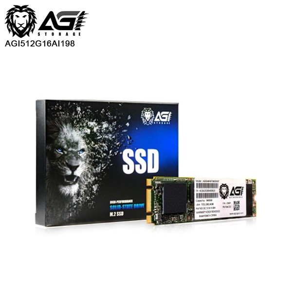 Agi Ssd Interno M.2 512Gb Pcie 2280 Gen. 3X4 Read/Write 2050/1630 Mbps