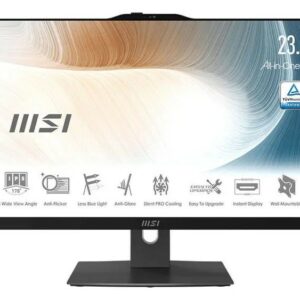 Aio 23,8 I3 8Gb 512Gb W11P Bk I3-1215U Ips No Tch No Odd Black