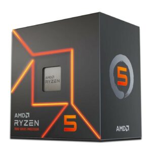 Amd Cpu Ryzen 5 7600, 3,8 Ghz 6 Core, Am5, Serie 7000, Cahce 32Mb, 65W, Box