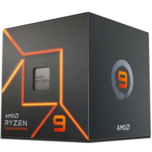 Amd Cpu Ryzen 9 7900, 5,40Ghz 12 Core, Am5, Serie 7000, Cache 76Mb 65W, Box