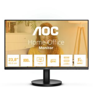 Aoc Monitor 23,8 Led Ips Fhd 16:9 250 Cdm, 100Hz,