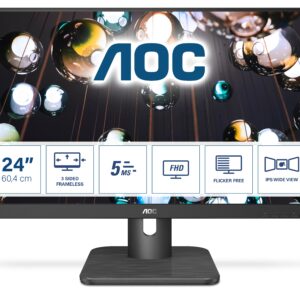 Aoc Monitor 23,8 Led Ips Fhd 16:9 250Cdm 50Hz Dp Hdmi