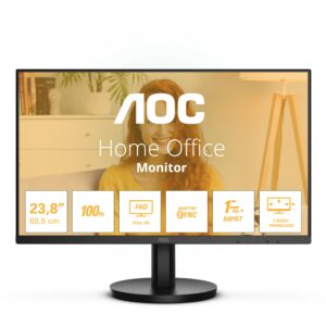 Aoc Monitor 23,8 Led Va Fhd 16:9 250 Cdm, 100Hz, Vga/Hdmi, Multimediale