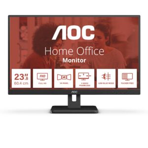 Aoc Monitor 23,8 Led Va Fhd 16:9 4Ms 300 Cdm, Vga/Dp/Hdmi, Multimediale