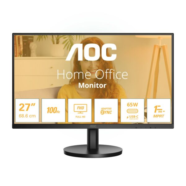 Aoc Monitor 27 Led Ips Fhd 16:9 250 Cdm, 100Hz,