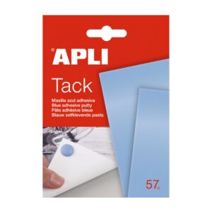 Apli Tack Blue Putty 57g - Riutilizzabile - Non lascia residui - Blu facile da modellare