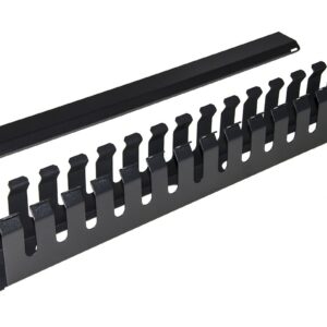 Armadio Rack Raccoglicavi 19 1U A Gabbia Nero Metallo