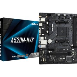 Asrock A520M-HVS Presa AM4 micro ATX AMD A520