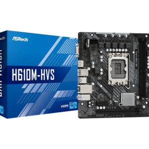 Asrock Mb H610, H610M-Hvs, Lga1700, 2Ddr4, Vga/Hdmi, Matx