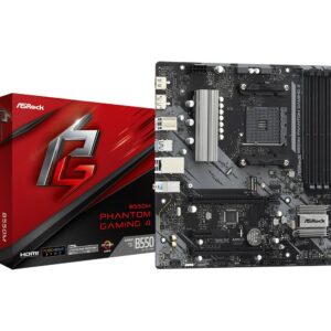 Asrock Mb Amd B550, B550M Phantom Gaming 4, Am4, 4 Ddr4, Micro Atx