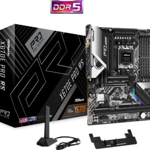 Asrock Mb Amd X670, X670E Pro Rs, Am5, 4 Ddr5, 6 Sata, 1 M2 Sata,3 Pci-E 4.0, 1 Pci-E 5.0, Atx