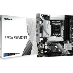 Asrock Mb B760, B760M Pro Rs/D4, Lga1700, 4 Ddr4 , Matx