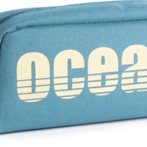 Astuccio Oceans Wave California 1 zip - Manico ergonomico - Colore blu