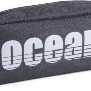 Astuccio Oceans Wave California 1 zip - Manico ergonomico - Colore grigio scuro