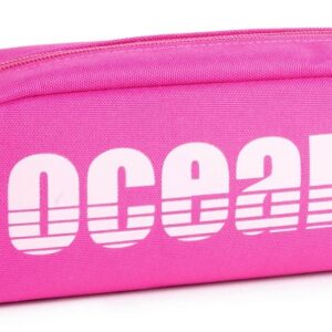 Astuccio Oceans Wave California con 1 zip - Manico ergonomico - Colore fucsia