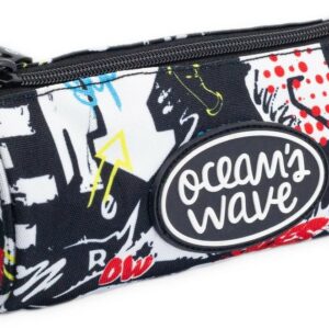 Astuccio rotonda Oceans Wave Street Art - Large Wide