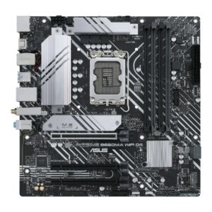 Asus Mb B660, Prime B660M-A Wifi D4, Lga 1700, Ddr4, Alder Lake