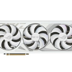 Asus Vga Geforce Rtx 4090, Rog-Strix-Rtx4090-O24Gwhite, 24Gb Gddr6X, 3Dp/Hdmi, 90Yv0Id2-M0Na00