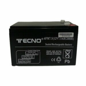 BATTERIA UPS ERMETICA AL PIOMBO 12V 7.5A TECNO ACCESSORI