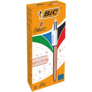 BIC 504894 penna a sfera Nero, Blu, Verde, Rosso Penna a sfera multifunzione Medio