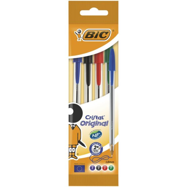 BIC 8308621 penna a sfera Medio 4 pz