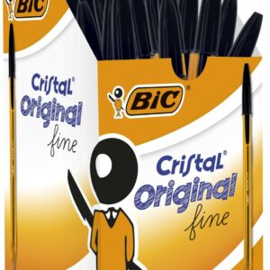 BIC 872731 penna a sfera Nero Fine 50 pz